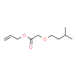 ChemSpider 2D Image | Allyl (3-methylbutoxy)acetate | C10H18O3