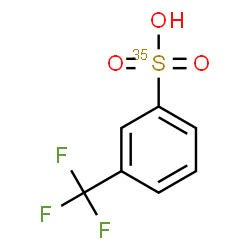 ChemSpider 2D Image | 3-(Trifluoromethyl)benzene(~35~S)sulfonic acid | C7H5F3O335S