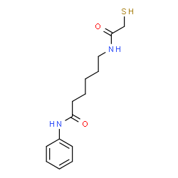 ChemSpider 2D Image | 6-(2-Mercaptoacetylamino)-N-Phenylhexanamide | C14H20N2O2S