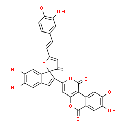 ChemSpider 2D Image | phelligridin G | C32H18O12