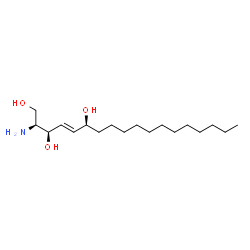 ChemSpider 2D Image | (2S,3R,4E,6S)-2-Amino-4-octadecene-1,3,6-triol | C18H37NO3