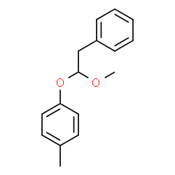 ChemSpider 2D Image | 1-(1-Methoxy-2-phenylethoxy)-4-methylbenzene | C16H18O2