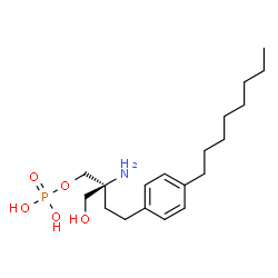 ChemSpider 2D Image | FTY720 (S)-Phosphate | C19H34NO5P