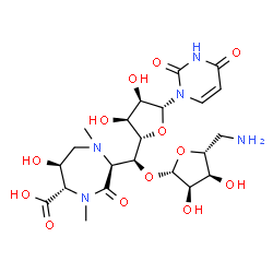 ChemSpider 2D Image | (+)-Caprazol | C22H33N5O13