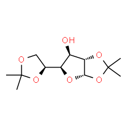 ChemSpider 2D Image | (3aS,5R,6R,6aS)-5-[(4S)-2,2-Dimethyl-1,3-dioxolan-4-yl]-2,2-dimethyltetrahydrofuro[2,3-d][1,3]dioxol-6-ol | C12H20O6