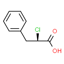 ChemSpider 2D Image | (2R)-2-Chloro-3-phenylpropanoic acid | C9H9ClO2
