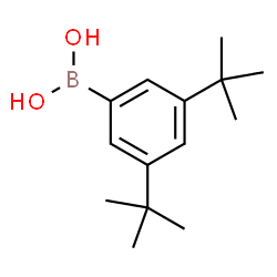 ChemSpider 2D Image | 3,5-di-tert-butylphenylboronic acid | C14H23BO2