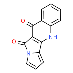 ChemSpider 2D Image | 9H-Pyrrolizino[1,2-b]quinoline-9,10(4H)-dione | C14H8N2O2