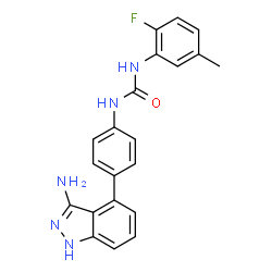 ChemSpider 2D Image | Linifanib | C21H18FN5O