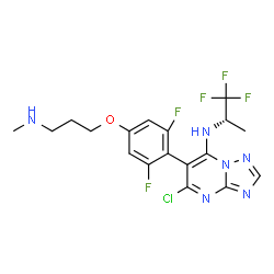 ChemSpider 2D Image | Cevipabulin | C18H18ClF5N6O
