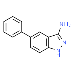 ChemSpider 2D Image | 5-Phenyl-1H-indazol-3-amine | C13H11N3