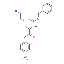 ChemSpider 2D Image | 4-Nitrophenyl N~2~-[(benzyloxy)carbonyl]-L-lysinate | C20H23N3O6