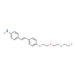 ChemSpider 2D Image | Florbetaben F18 | C21H2618FNO3