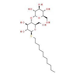ChemSpider 2D Image | Undecyl b-D-thiomaltopyranoside | C23H44O10S