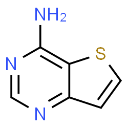 ChemSpider 2D Image | thieno[3,2-d]pyrimidin-4-amine | C6H5N3S