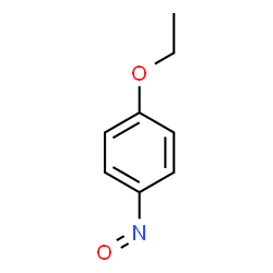 ChemSpider 2D Image | 1-Ethoxy-4-nitrosobenzene | C8H9NO2