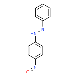 ChemSpider 2D Image | 1-(4-Nitrosophenyl)-2-phenylhydrazine | C12H11N3O