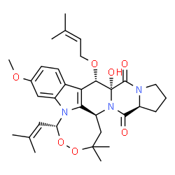 ChemSpider 2D Image | Fumitremorgin A | C32H41N3O7