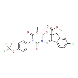 ChemSpider 2D Image | Indoxacarb | C22H17ClF3N3O7