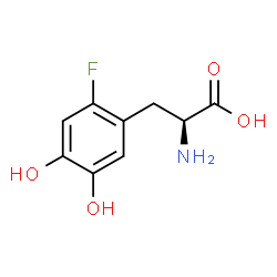 ChemSpider 2D Image | Fluorodopa | C9H10FNO4