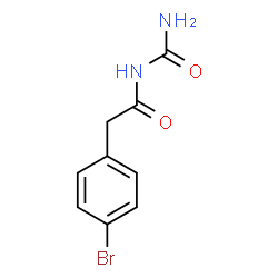 ChemSpider 2D Image | 2-(4-Bromophenyl)-N-carbamoylacetamide | C9H9BrN2O2