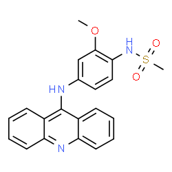 ChemSpider 2D Image | o-Amsacrine | C21H19N3O3S