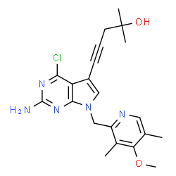 ChemSpider 2D Image | EC 144 | C21H24ClN5O2