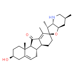 ChemSpider 2D Image | Jervine | C27H39NO3