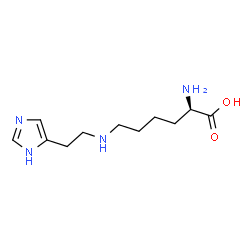 ChemSpider 2D Image | N~6~-[2-(1H-Imidazol-5-yl)ethyl]-D-lysine | C11H20N4O2