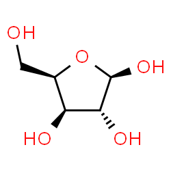 ChemSpider 2D Image | beta-D-Xylofuranose | C5H10O5