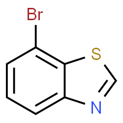 ChemSpider 2D Image | 7-Bromobenzothiazole | C7H4BrNS