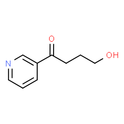 ChemSpider 2D Image | 4-hydroxy-1-(3-pyridyl)-1-butanone | C9H11NO2