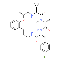ChemSpider 2D Image | Ulimorelin | C30H39FN4O4