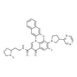 ChemSpider 2D Image | Quarfloxin | C35H33FN6O3