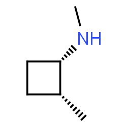 ChemSpider 2D Image | (1S,2R)-N,2-Dimethylcyclobutanamine | C6H13N