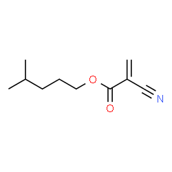 ChemSpider 2D Image | ISOHEXYLCYANOACRYLATE | C10H15NO2