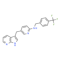 ChemSpider 2D Image | PLX647 | C21H17F3N4