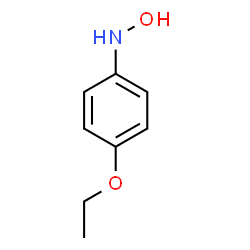 ChemSpider 2D Image | 4-Ethoxy-N-hydroxyaniline | C8H11NO2