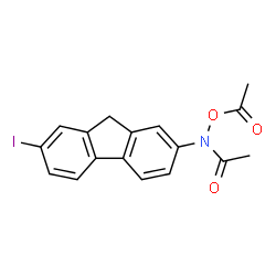 ChemSpider 2D Image | N-Acetoxy-N-(7-iodo-9H-fluoren-2-yl)acetamide | C17H14INO3