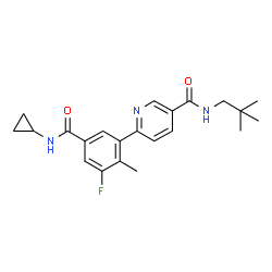 ChemSpider 2D Image | Losmapimod | C22H26FN3O2