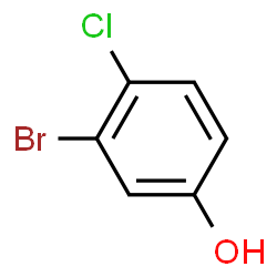 ChemSpider 2D Image | 3-Bromo-4-chlorophenol | C6H4BrClO