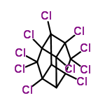 InChI=1/C10H2Cl10/c11-3-1-4(12)2(3)6(14)7(15,9(3,17)18)5(1,13)8(6,16)10(4,19)20/h1-2H