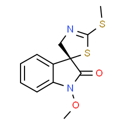 ChemSpider 2D Image | Methoxyspirobrassinin | C12H12N2O2S2