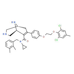ChemSpider 2D Image | MK-8141 | C35H39Cl2N3O3