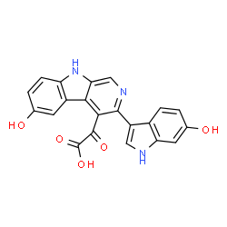 ChemSpider 2D Image | hyrtioerectine A | C21H13N3O5
