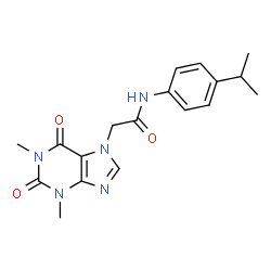ChemSpider 2D Image | HC030031 | C18H21N5O3