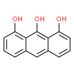 ChemSpider 2D Image | 1,8,9-Anthracenetriol | C14H10O3