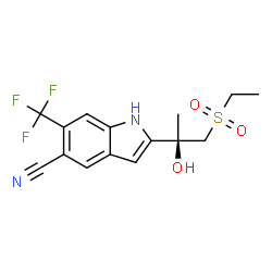 ChemSpider 2D Image | JNJ-26146900 | C15H15F3N2O3S