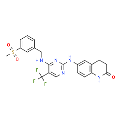 ChemSpider 2D Image | PF-228 | C22H20F3N5O3S