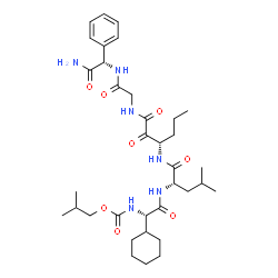 ChemSpider 2D Image | ({1-[1-CARBAMOYL-PHENYL-METHYL)-CARBAMOYL]-METHYL}-AMINOOXALYL)-BUTYLCARBAMOYL)-3-METHYL-BUTYLCARBAMOYL)-CYCLOHEXYL-METHYL)-CARBAMIC ACID ISOBUTYL ESTER | C35H54N6O8